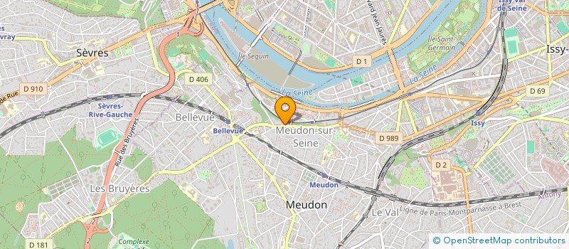 localisation de l'entreprise KLD à MEUDON