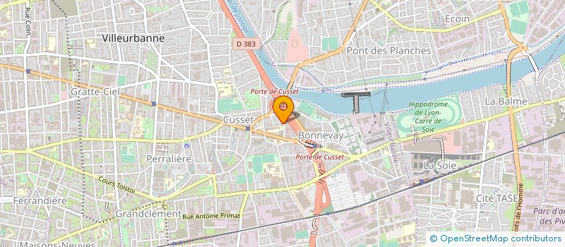 localisation de l'entreprise KLEA&NIDA  VILLEURBANNE