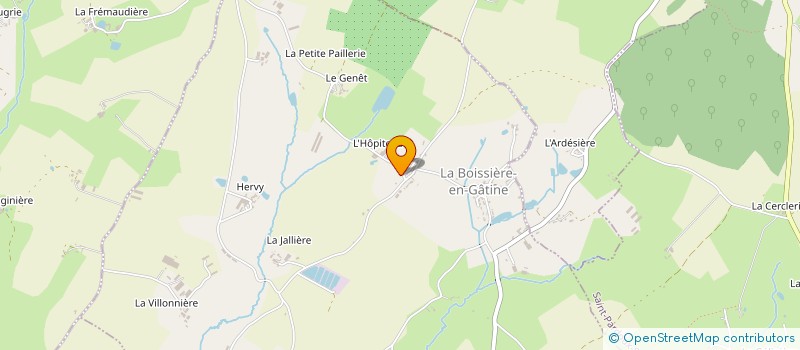 localisation de l'entreprise KLEAN'EXT  LA BOISSIERE-EN-GATINE