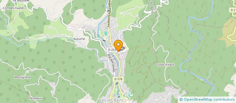 localisation de l'entreprise KLEAN&TECH à VALS-LES-BAINS