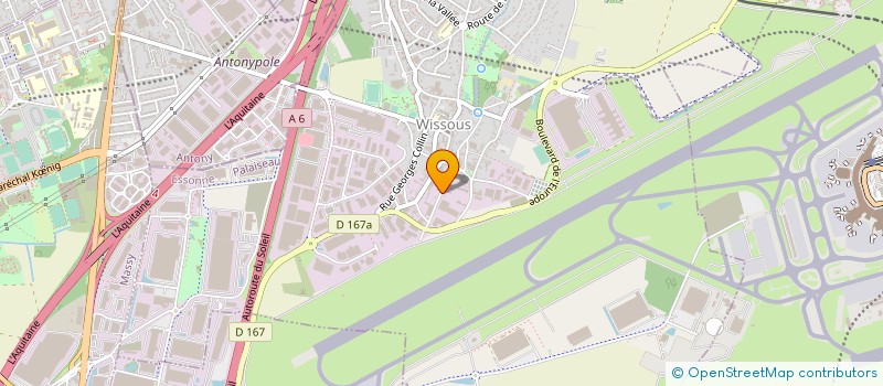 localisation de l'entreprise KLEAU INDUSTRIE à WISSOUS