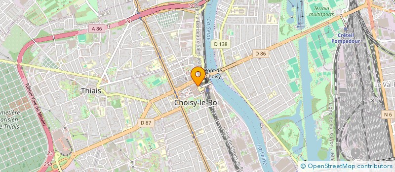localisation de l'entreprise KLEBER à CHOISY-LE-ROI