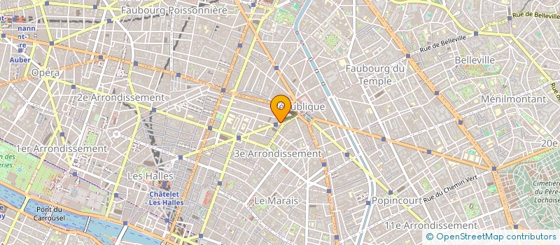 localisation de l'entreprise KLEBER à PARIS