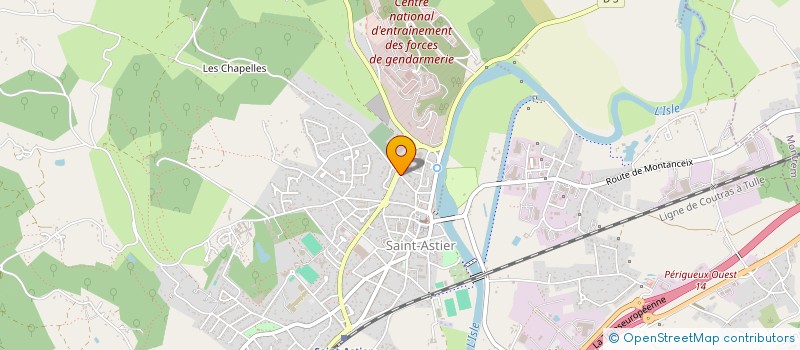 localisation de l'entreprise KLEBER  SAINT-ASTIER