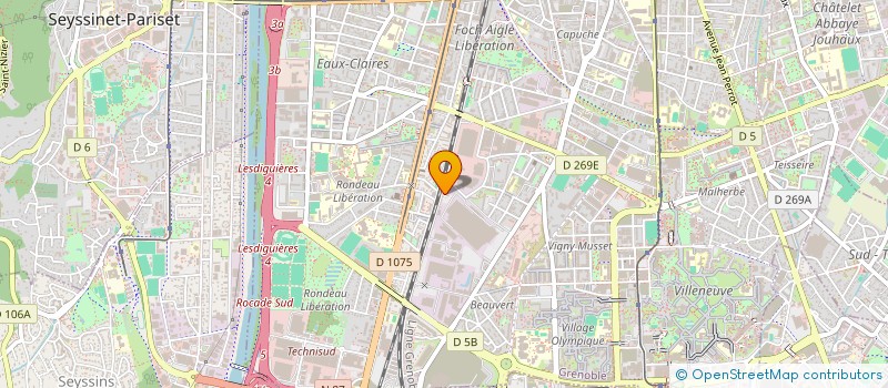 localisation de l'entreprise KLEBER à GRENOBLE