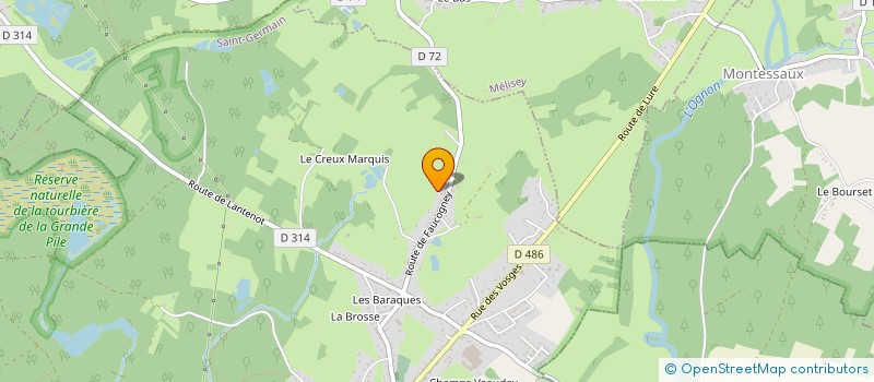 localisation de l'entreprise KLEBER 9 LURE  SAINT-GERMAIN