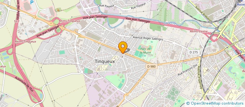 localisation de l'entreprise KLEBER COIFFURE  TINQUEUX