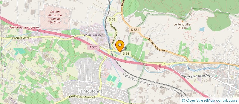 localisation de l'entreprise KLEBER COVERING  LA CRAU