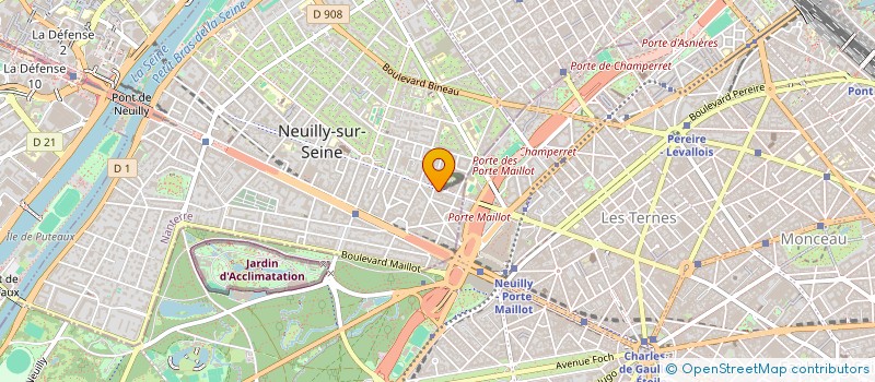 localisation de l'entreprise KLEBER RESTAURATION à NEUILLY-SUR-SEINE
