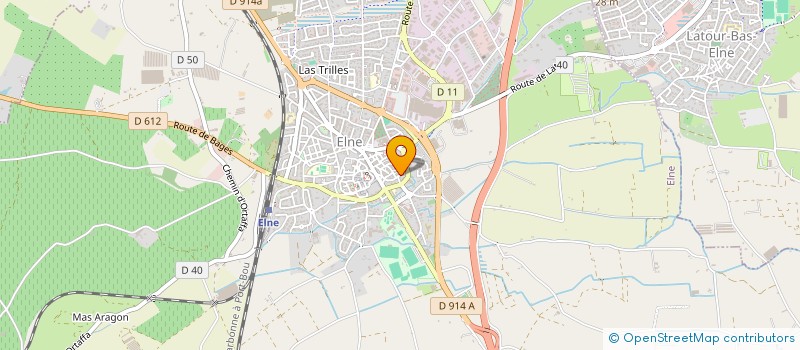 localisation de l'entreprise KLEDO  ELNE