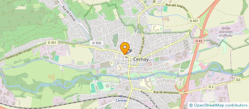 localisation de l'entreprise KLEE  CERNAY