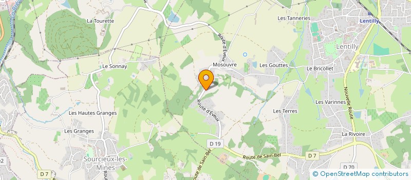 localisation de l'entreprise KLEIA HABITAT  LENTILLY