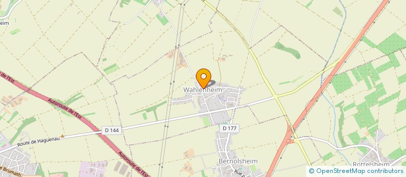 localisation de l'entreprise KLEIN ASSURANCES  WAHLENHEIM