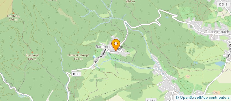 localisation de l'entreprise KLEIN BOIS ET CONSTRUCTIONS  RAMMERSMATT