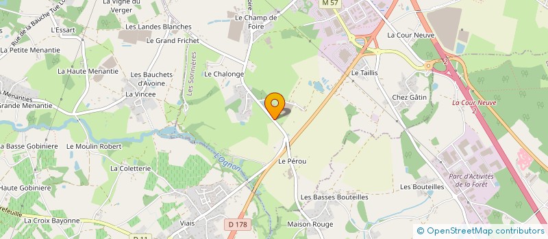localisation de l'entreprise KLEIN COUVERTURE à LES SORINIERES