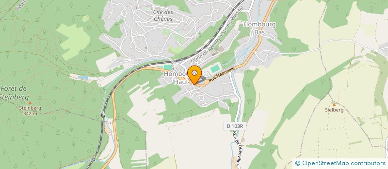 localisation de l'entreprise KLEIN D'OEIL à HOMBOURG-HAUT