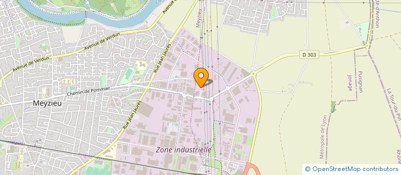 localisation de l'entreprise KLEIN DECOUPE SERVICE - K.D.S. S.A.S.  JONAGE