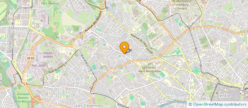 localisation de l'entreprise KLEIN - DEL MEDICO - FISHER à MONTPELLIER