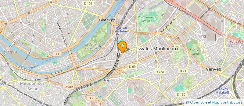 localisation de l'entreprise KLEIN ENT à ISSY-LES-MOULINEAUX