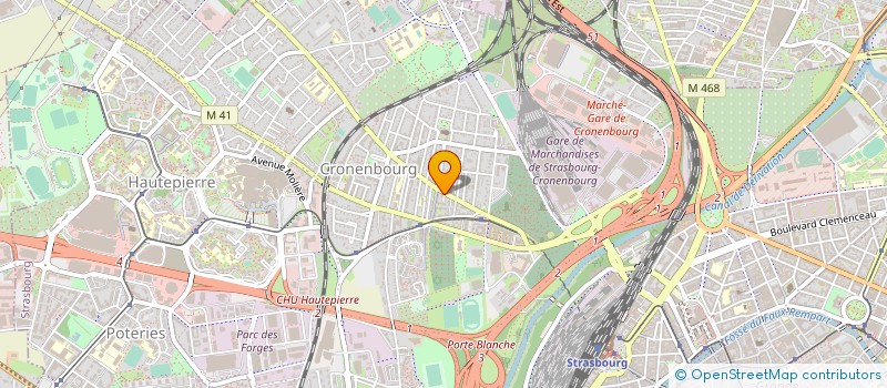 localisation de l'entreprise KLEIN INTERVENTIONS PERSONNELS SERVICES à STRASBOURG