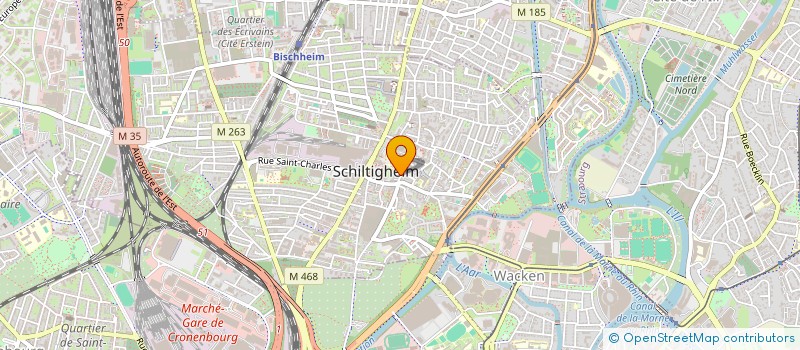 localisation de l'entreprise KLEIN SARL à SCHILTIGHEIM