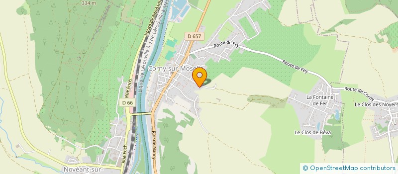 localisation de l'entreprise KLEIN TOITURES  CORNY-SUR-MOSELLE