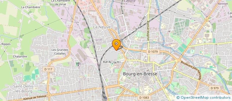 localisation de l'entreprise KLEINE HABITAT  BOURG-EN-BRESSE