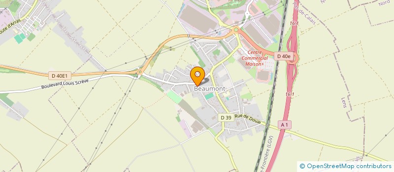 localisation de l'entreprise KLEINE HOUSE  HENIN-BEAUMONT