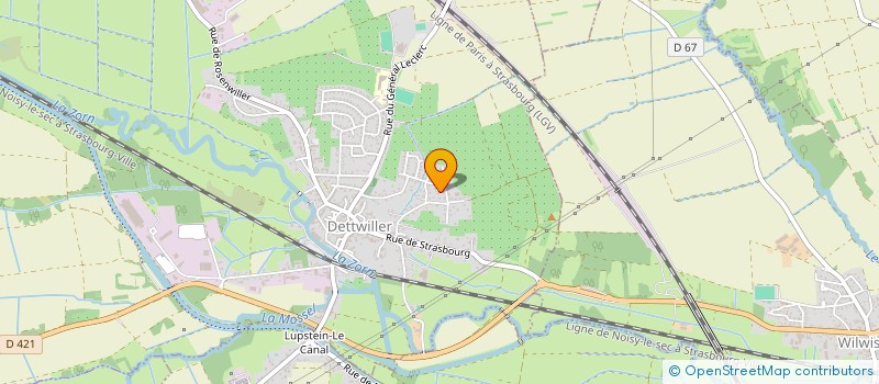 localisation de l'entreprise KLEINFELD  DETTWILLER