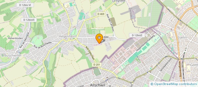 localisation de l'entreprise KLEINMANN ET FILS à HEGENHEIM