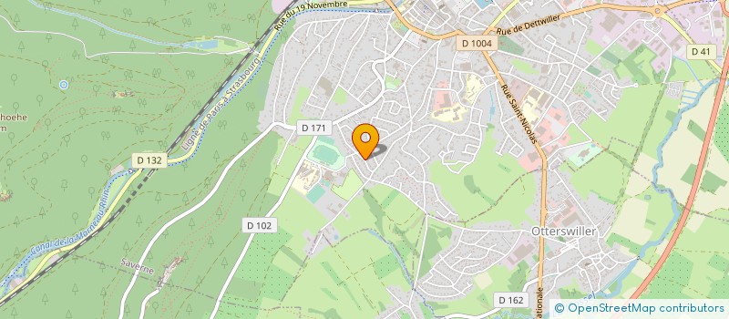 localisation de l'entreprise KLEITZ AUTOMOBILES  SAVERNE