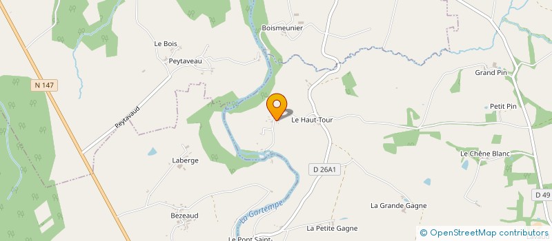 localisation de l'entreprise KLEM à SAINT-SORNIN-LA-MARCHE