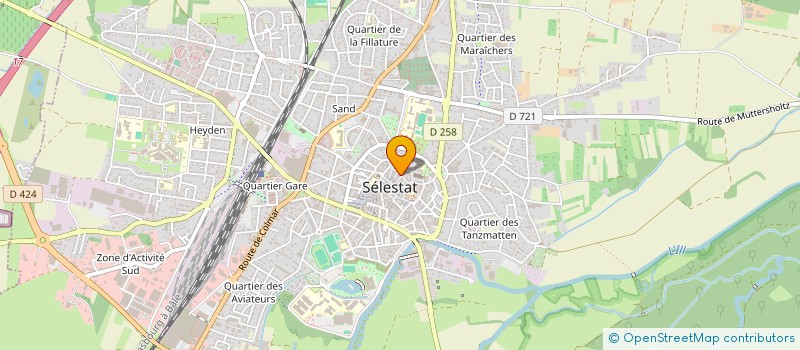 localisation de l'entreprise KLEM & KOPF à SELESTAT