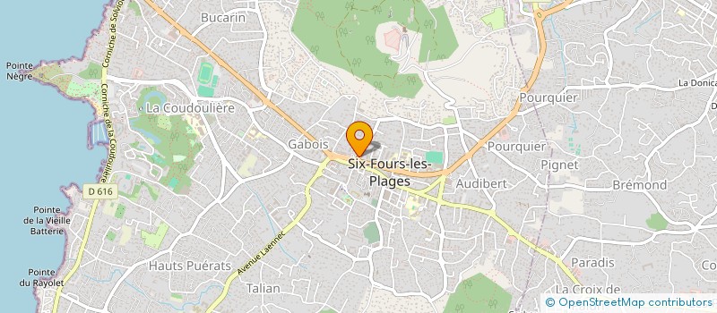 localisation de l'entreprise KLEMA à SIX-FOURS-LES-PLAGES