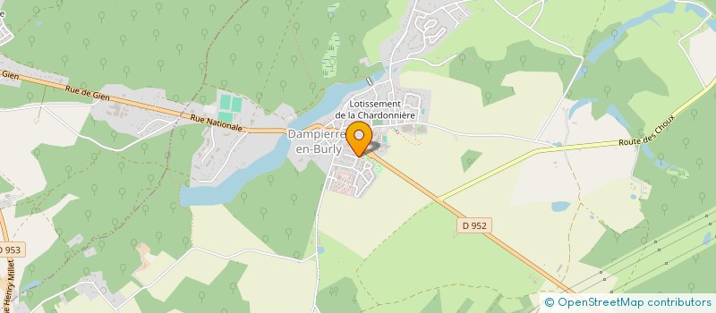 localisation de l'entreprise KLEMENT'IN à DAMPIERRE-EN-BURLY