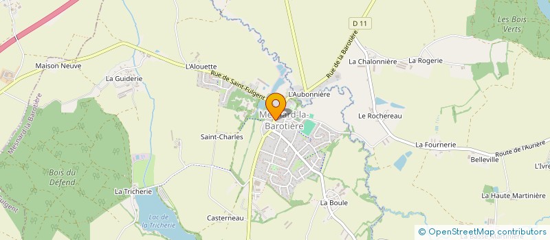 localisation de l'entreprise KLEN  MESNARD-LA-BAROTIERE