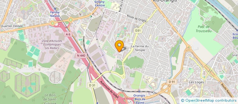 localisation de l'entreprise KLENCY à RIS-ORANGIS
