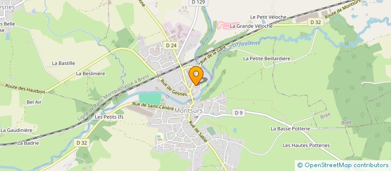 localisation de l'entreprise KLERIANE à EVRON