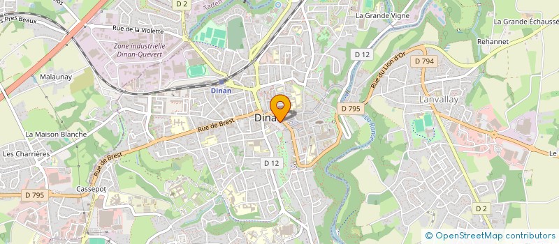 localisation de l'entreprise KLERJOYAU  DINAN