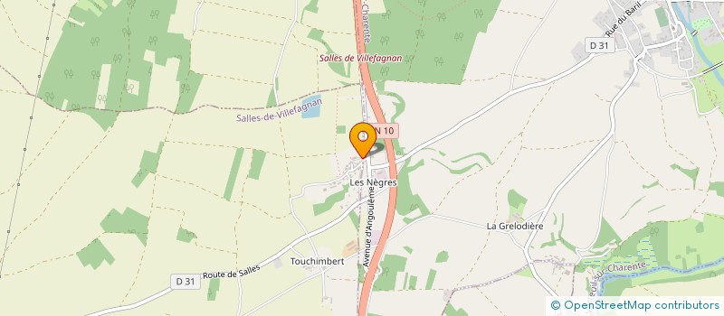 localisation de l'entreprise KLES EN MAIN B.K. PROJECT à SALLES-DE-VILLEFAGNAN
