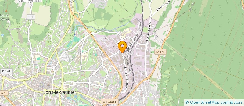 localisation de l'entreprise KLESLO à LONS-LE-SAUNIER