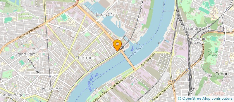 localisation de l'entreprise KLETT TRADING à BORDEAUX