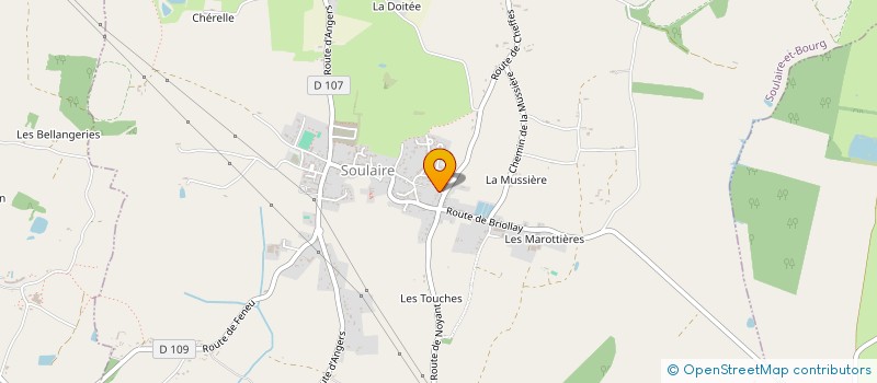 localisation de l'entreprise KLEVAGE à SOULAIRE-ET-BOURG