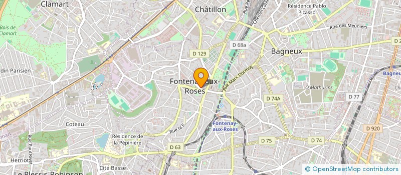 localisation de l'entreprise KLEZ'MANNE à FONTENAY-AUX-ROSES