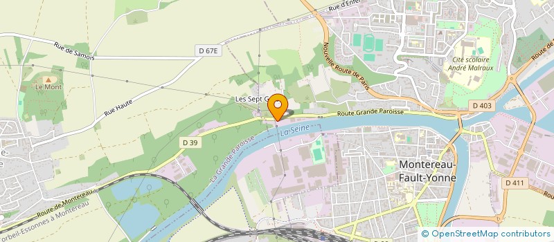 localisation de l'entreprise KLF à MONTEREAU-FAULT-YONNE