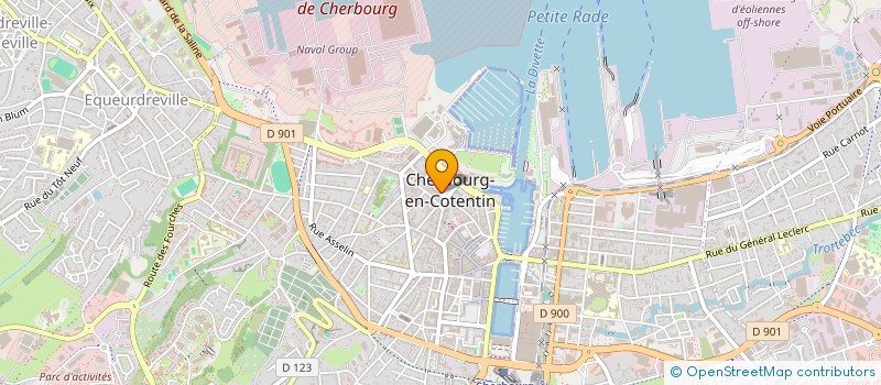 localisation de l'entreprise KLF à CHERBOURG-EN-COTENTIN