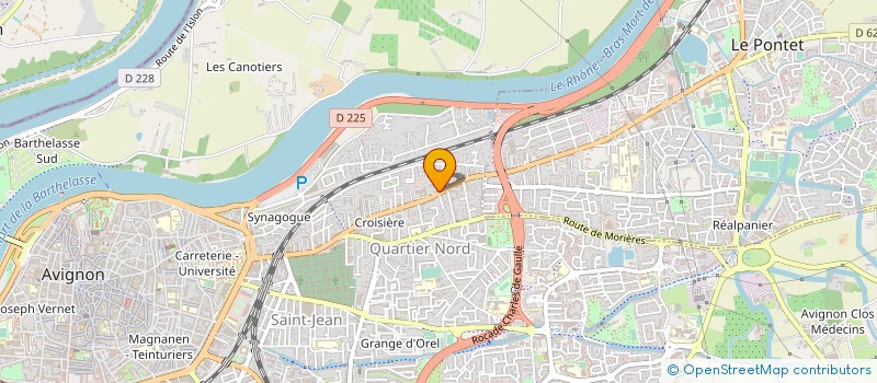 localisation de l'entreprise KLF  AVIGNON