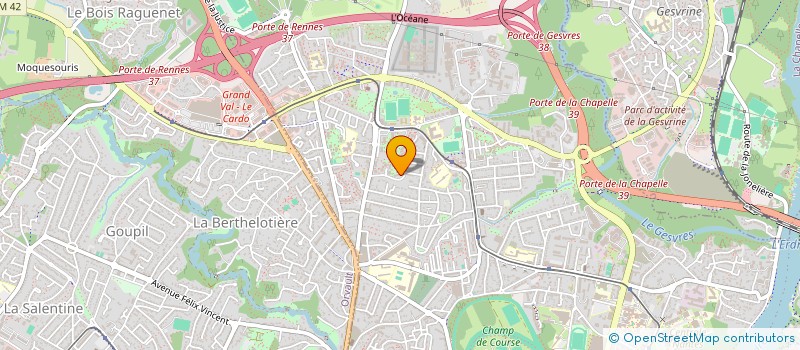 localisation de l'entreprise KLF ETANCHEITE à NANTES
