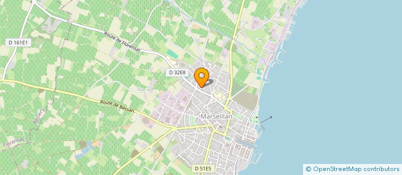 localisation de l'entreprise KLG à MARSEILLAN