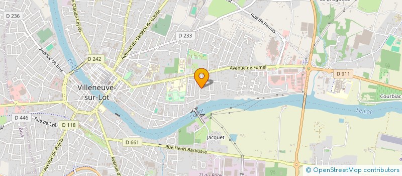 localisation de l'entreprise KLG  VILLENEUVE-SUR-LOT